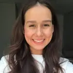 Foto de perfil de cliente sorridente
